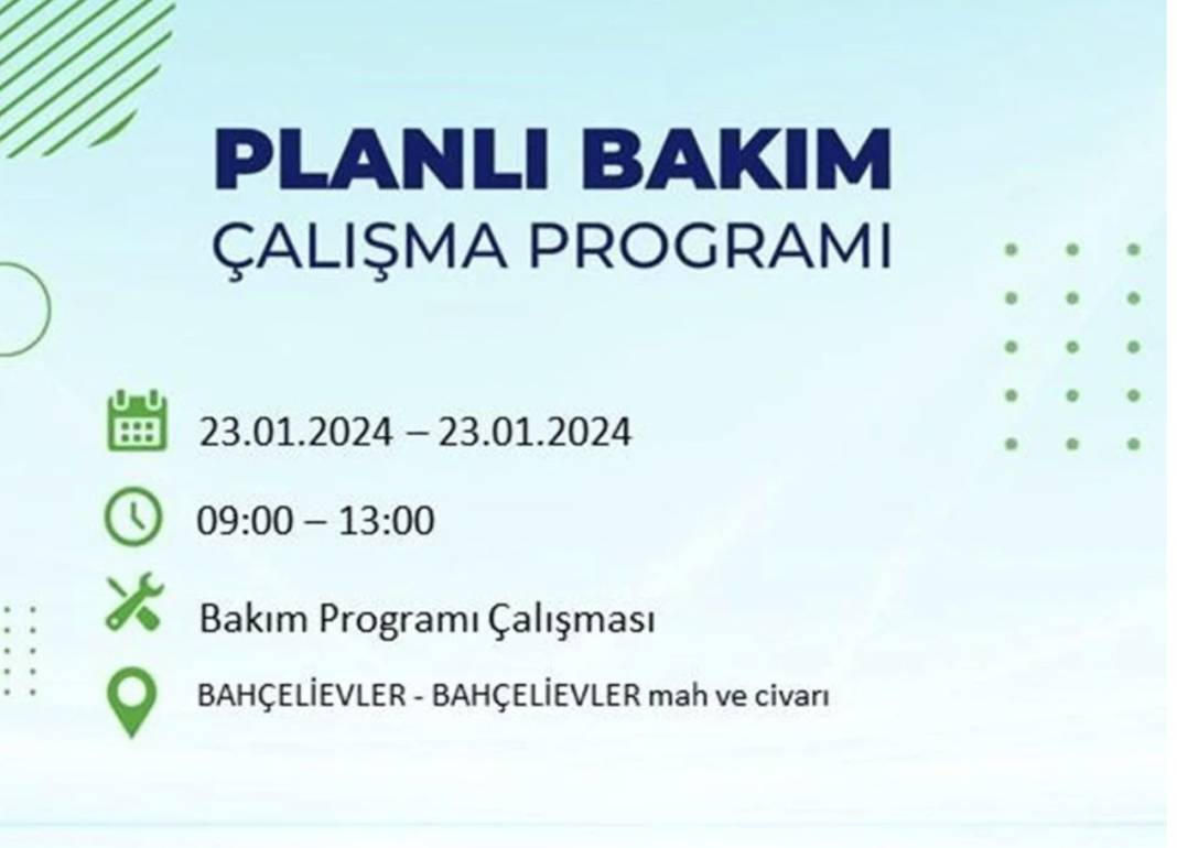 İstanbul karanlığa gömülecek! 22 ilçede saatlerce elektrik gelmeyecek! Hangi ilçelerde elektrik kesintisi var? 17